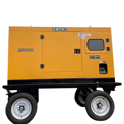 উচ্চ আউটপুট 60kva পারকিন্স ডিজেল জেনারেটর 75dBA কম শব্দ মাত্রা